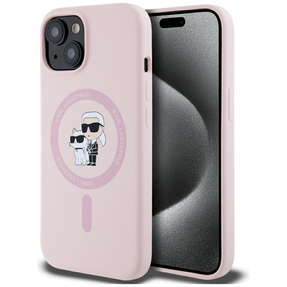 Karl Lagerfeld Silicone Karl&Choupette MagSafe Case