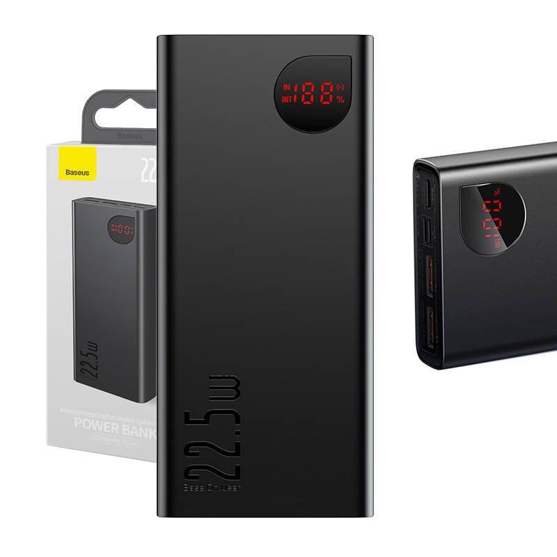 Baseus Adaman Metal Powerbank Ārējas Uzlādes
