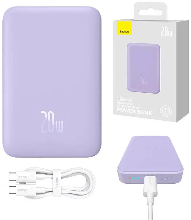 Baseus Magnetic Mini Pārnēsājamā baterija 10000mAh