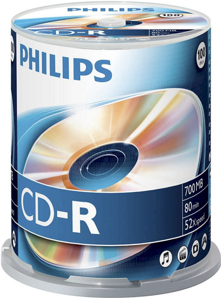 Philips CR7D5NB00/00 CD-R disks 700MB 80min