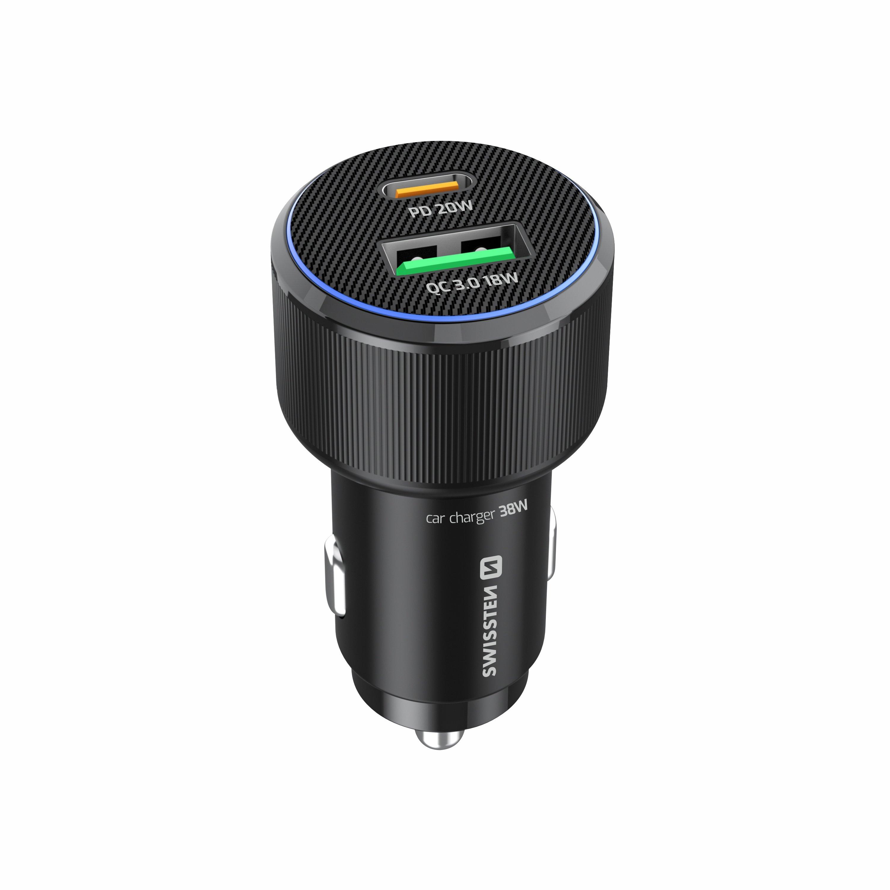 Swissten Auto Lādētājs USB-C PD /