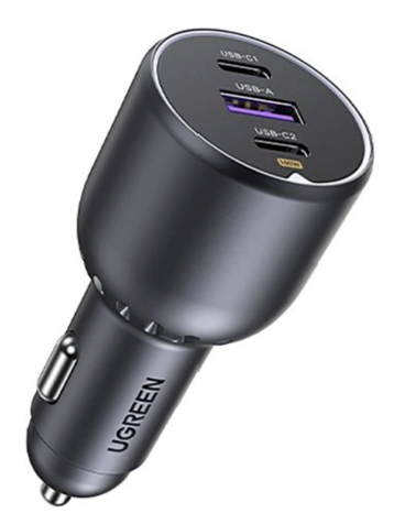UGREEN 35025 Automašīnas lādētājs 3-portu ātrās