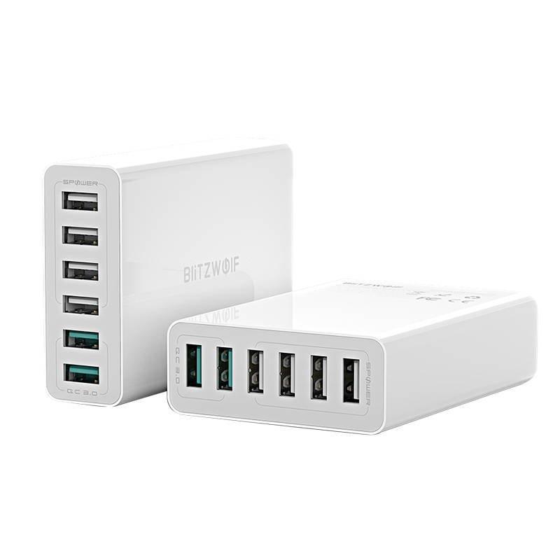 BlitzWolf BW-S15 Ladētājs 6x USB /