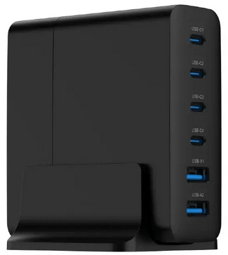 Gembird TA-UC-2A4C-PD75-01-BK Universālais USB Tīkla Lādētājs