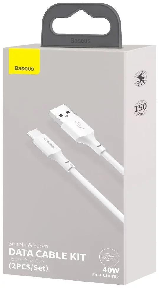 Baseus Simple Wisdom Kabelis USB uz