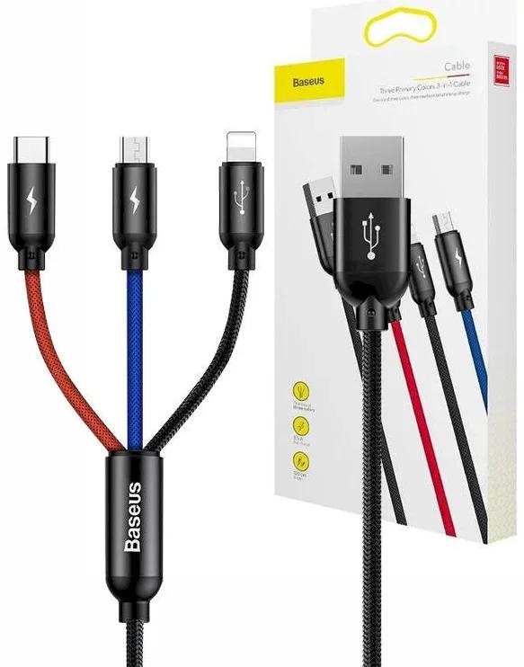 Baseus USB3w1 Kabelis USB-C / Lightning