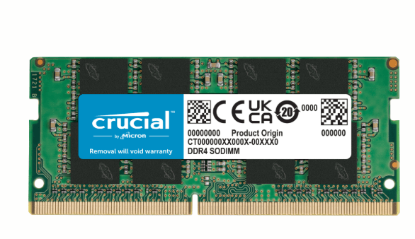 Crucial DDR4 8GB 3200MHz Operatīvā atmiņa