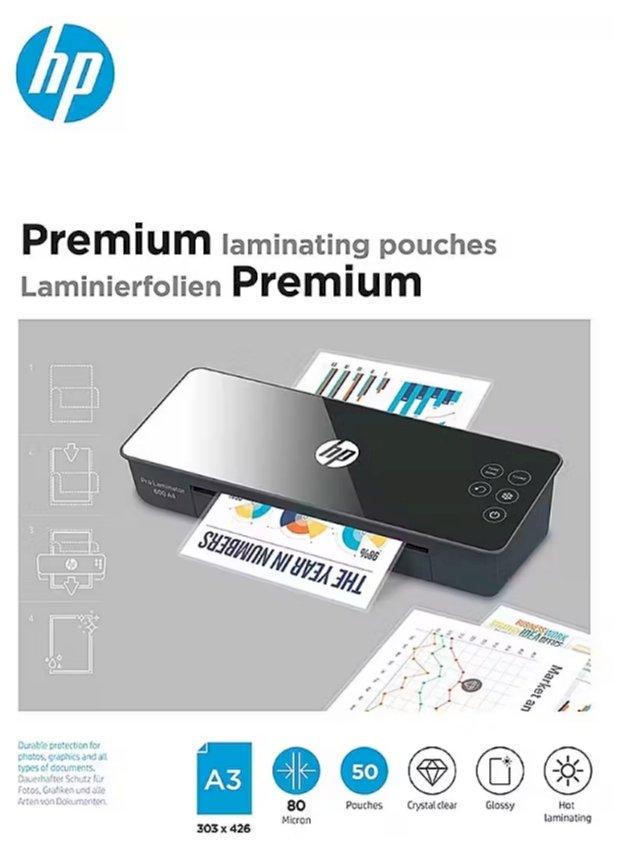 HP Premium Laminēšanas Plēve A3 50