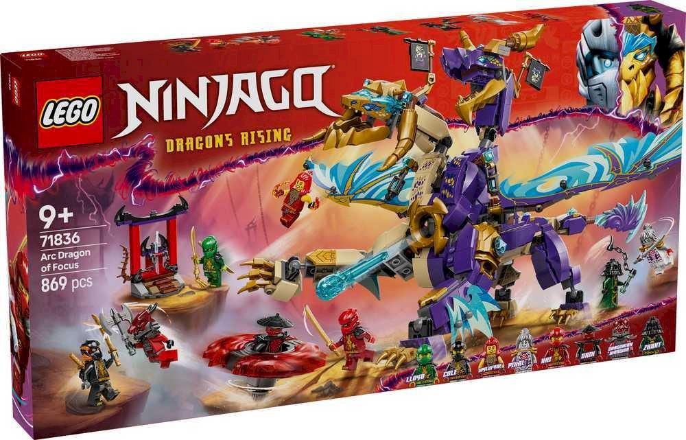 LEGO 71836 NINJAGO Fokusa Pūķis Arks