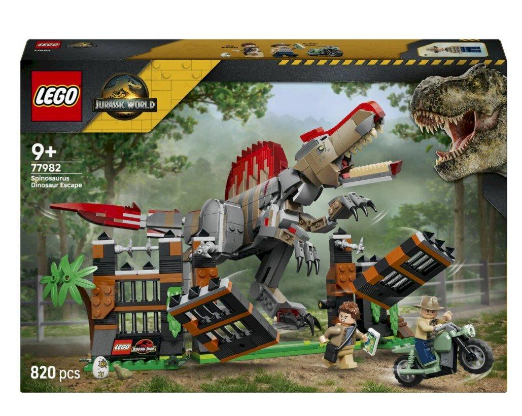 LEGO 77982 Jurassic World Spinozavra bēgšana