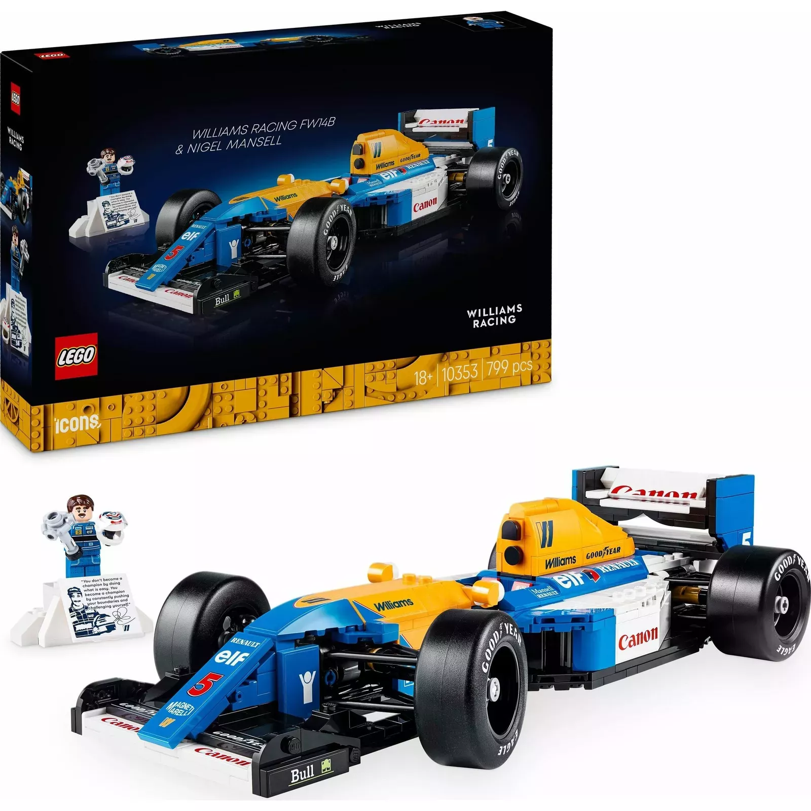 LEGO Icons 10353 Williams Racing FW14B