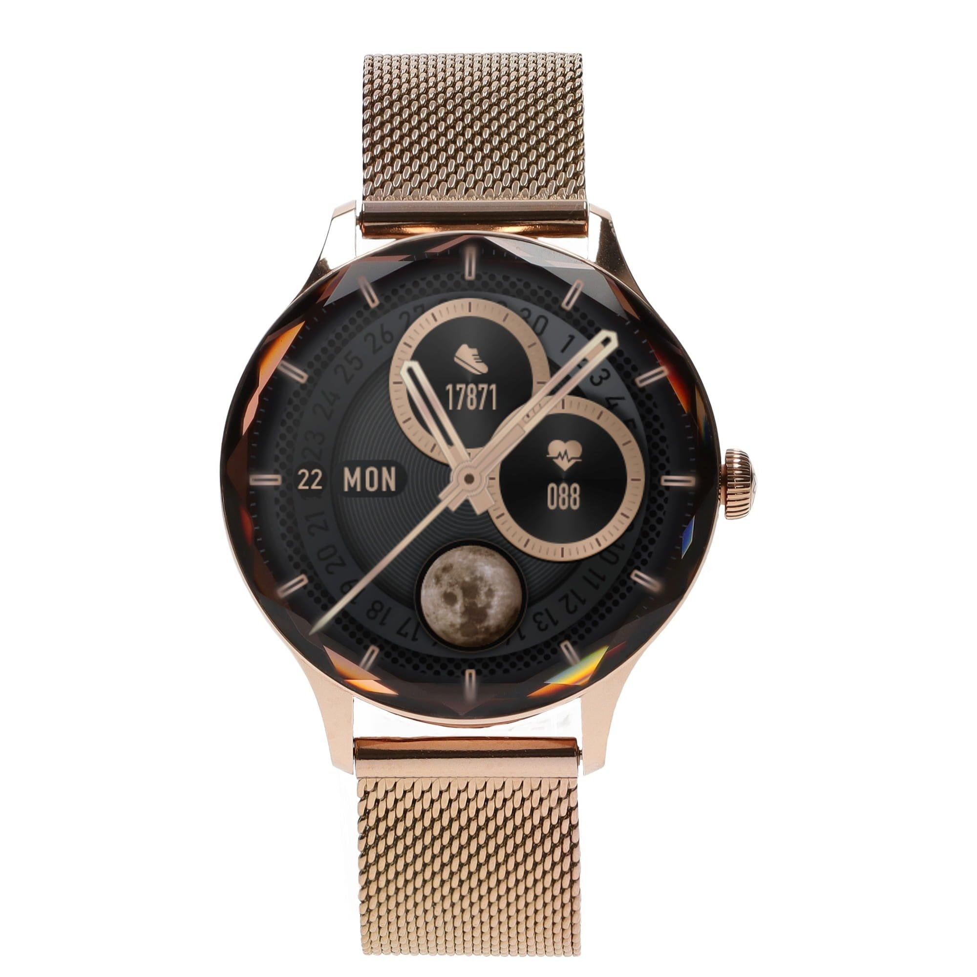Garett Smartwatch Viva gold steel Viedpulkstenis