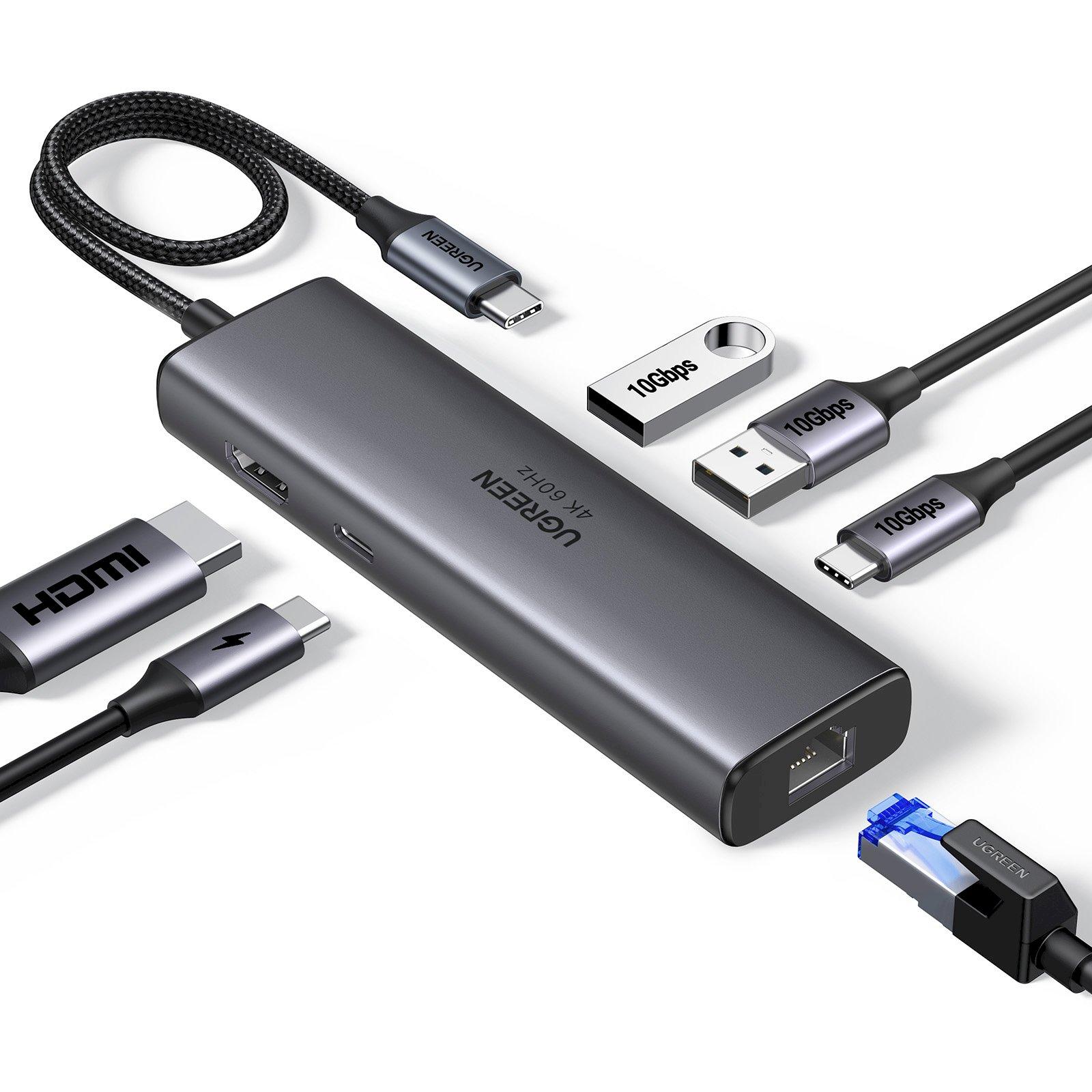 UGREEN 45000-0 REVODOK Dokošanas stacija 6-in-1
