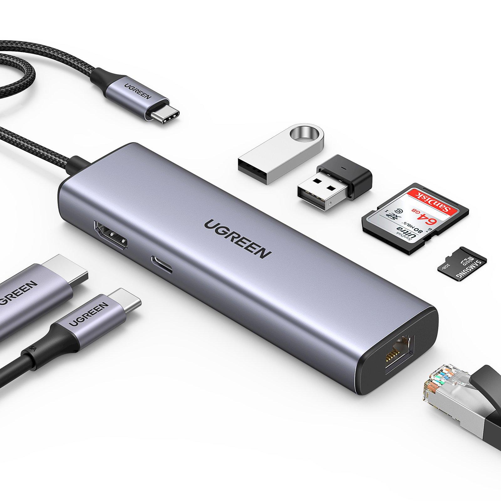 UGREEN 90568 USB-C centrmezgls 2xUSB 3