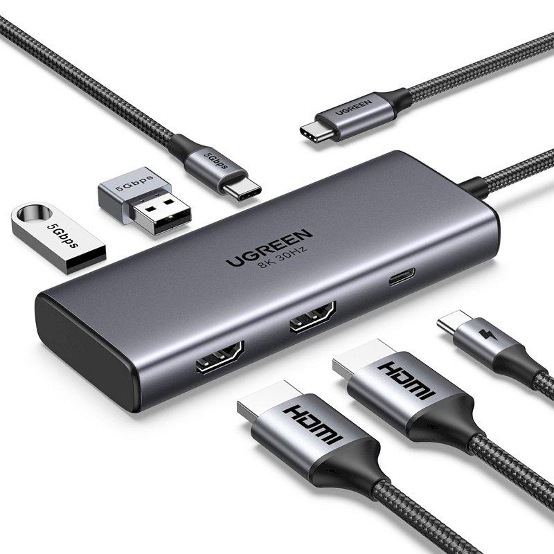 UGREEN CM498 Docking station 6in1 USB-C
