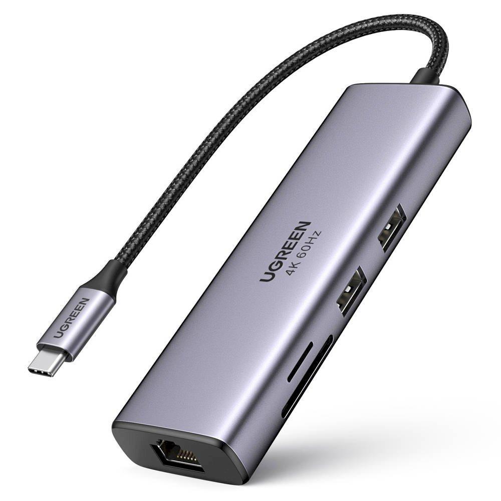 UGREEN CM512 USB-C dokstacija 7-in-1 USB-C