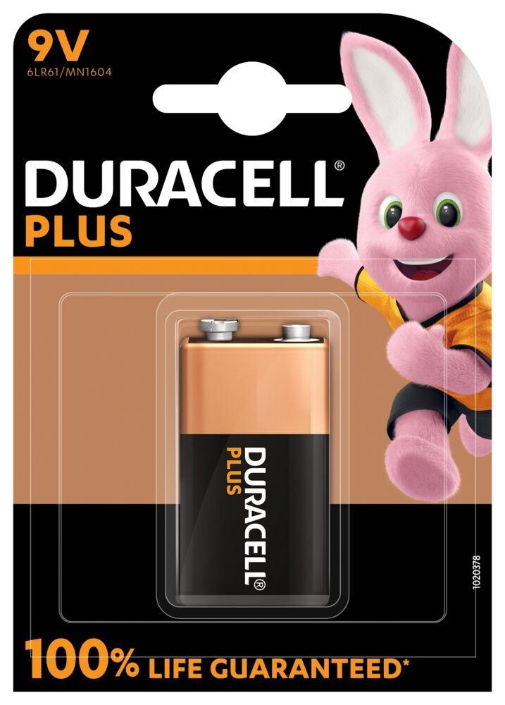 Duracell Plus 100 Baterija 9V /