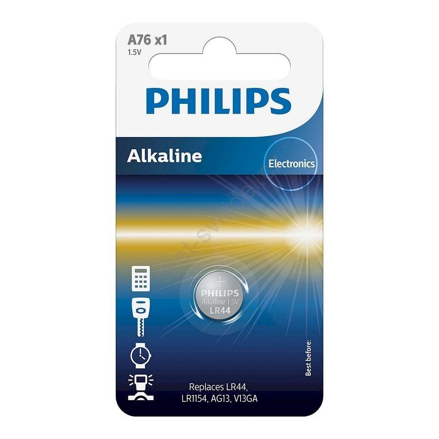 Philips A76/01B Alkaline Baterija LR44 /
