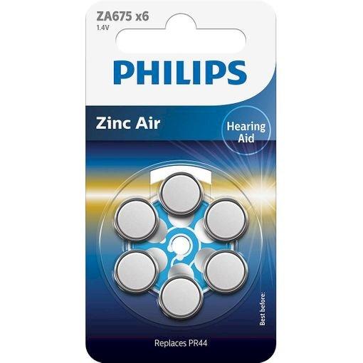 Philips ZA675B6A/00 Dzirdes aparāta baterijas PR44