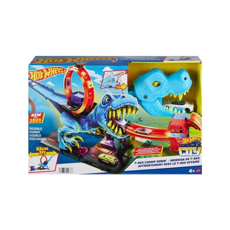 Hot Wheels City T-Rex Loop And