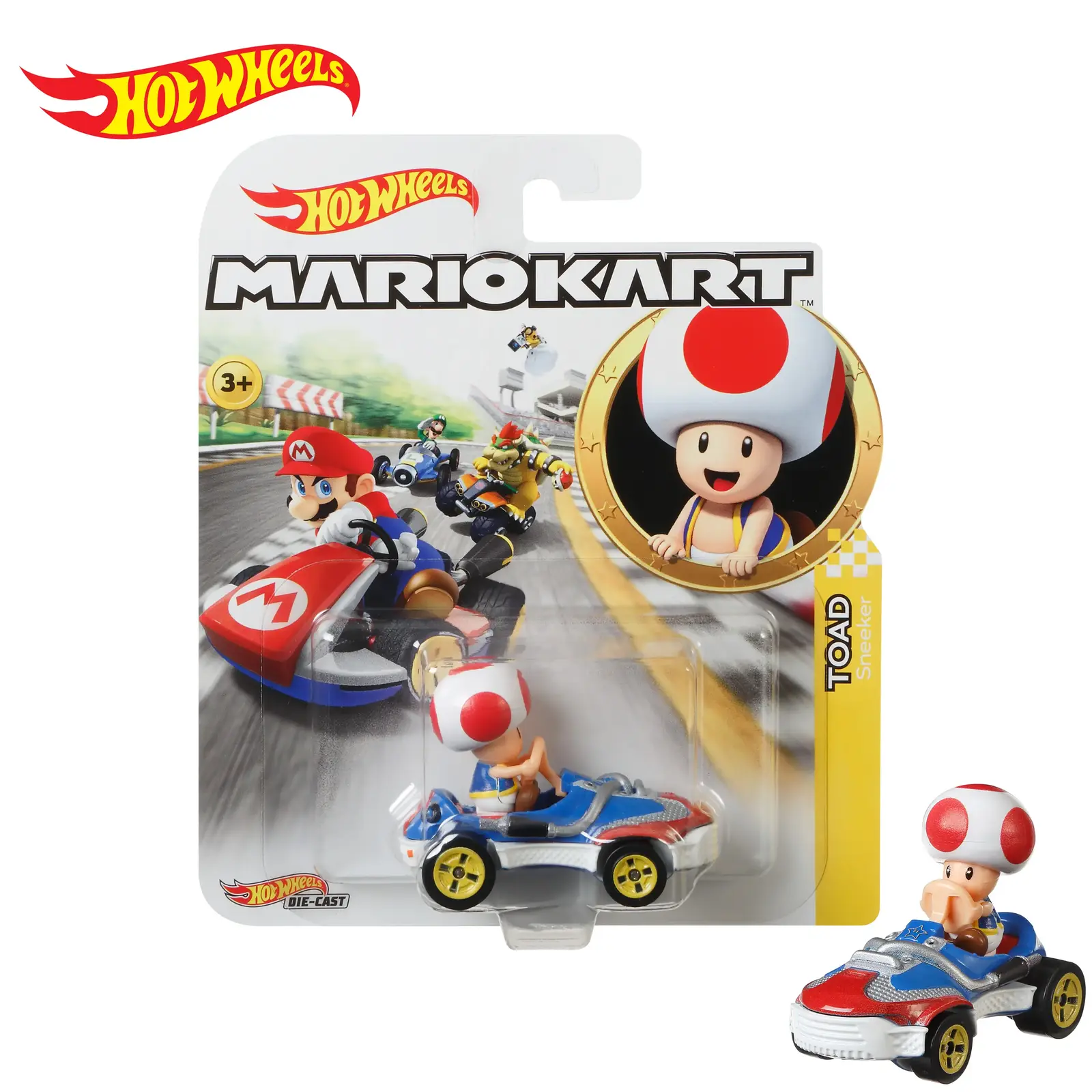 Hot Wheels Mario Kart Toad 1:64