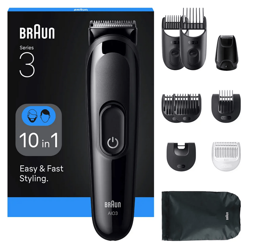 Braun AIO3560 Matu trimmeris 10-in-1