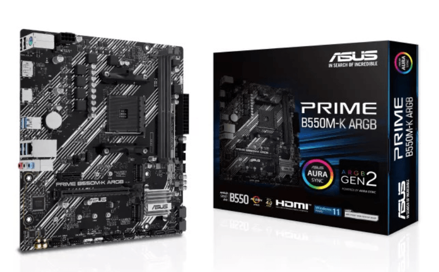 Asus Prime B550M-K ARGB AMD Mātes