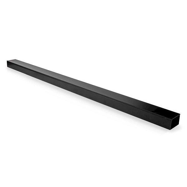 Nedis CMDT6040BK110 Alumīniju kabeļu vadības kanāls