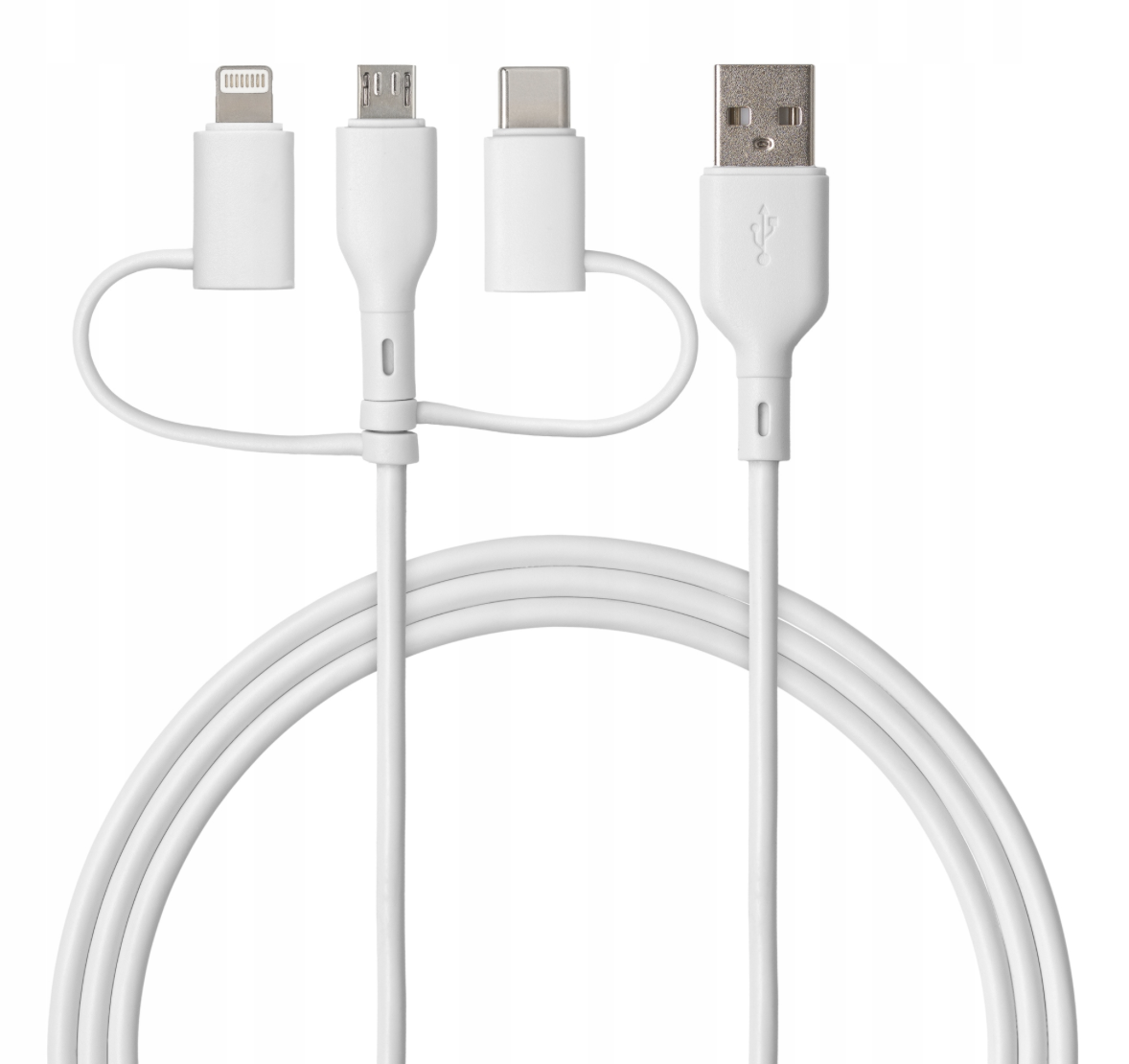 Qualo QRC-CA+M+L-00 Kabelis 3in1 USB-C -