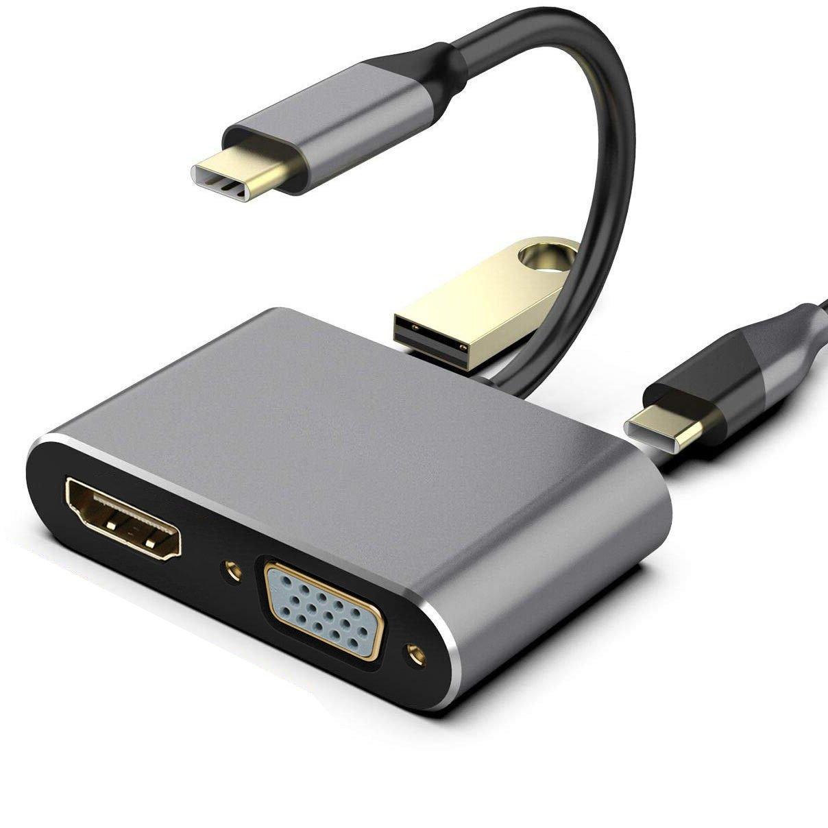 RoGer USB-C Multimediju adapteris HDMI 4K@30Hz
