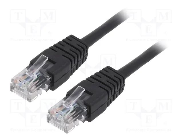 Gembird PP12-3M/BK Tīkla kabelis CAT5e UTP