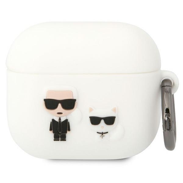 Karl Lagerfeld KLACA3SILKCW Aizsargapvalks priekš AirPods