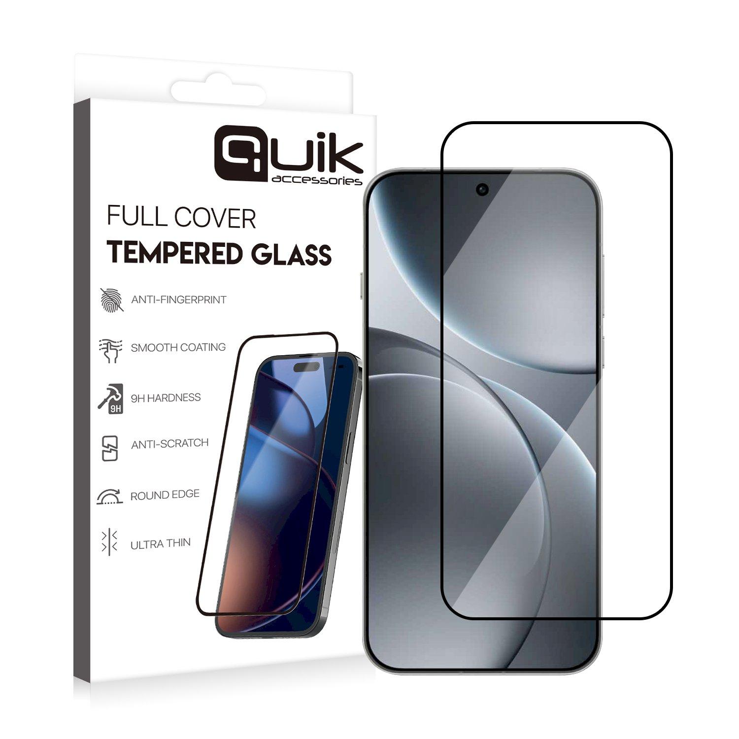 Quik Accessories Full Cover Tempered Glass