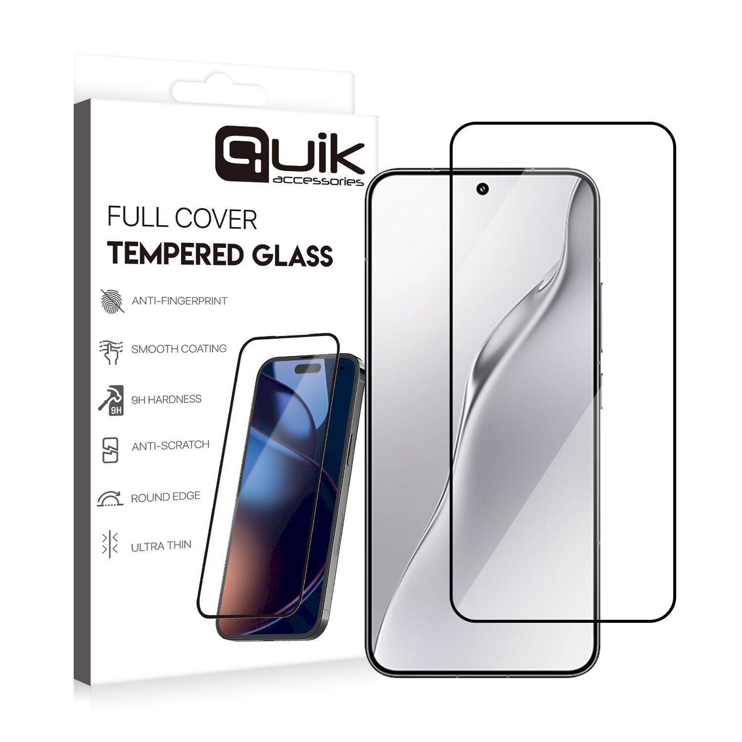 Quik Accessories Full Cover Tempered Glass