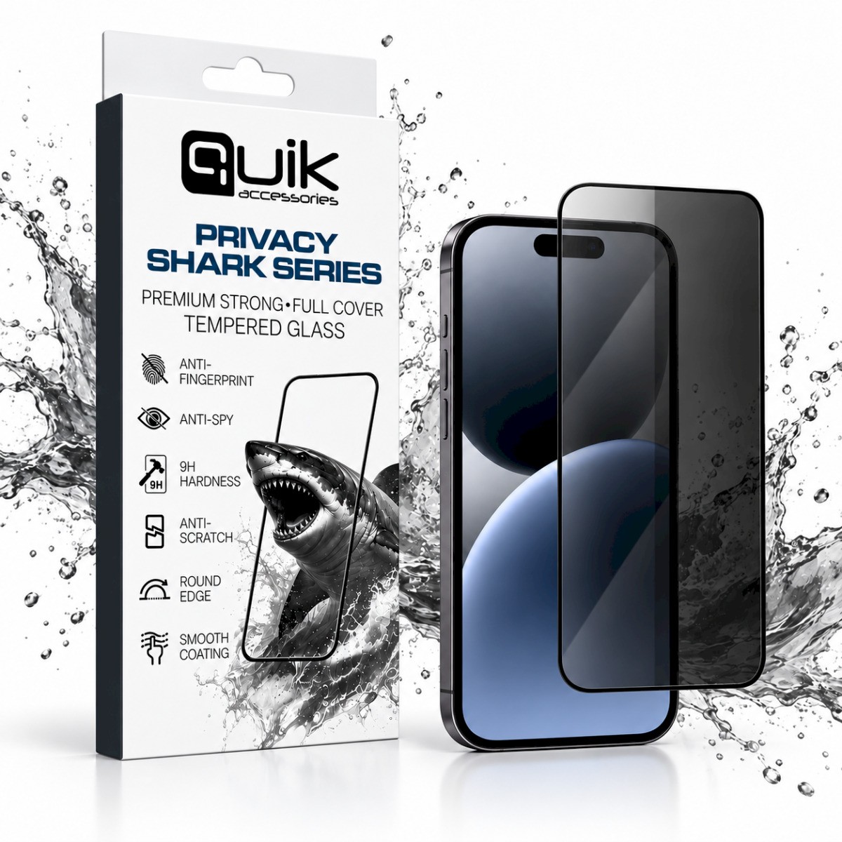 Quik Accessories PRIVACY SHARK Series Premium