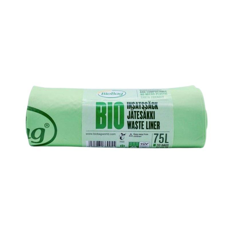 BioBag Kompostējami Atkritumu Maisi 75L 65x90cm