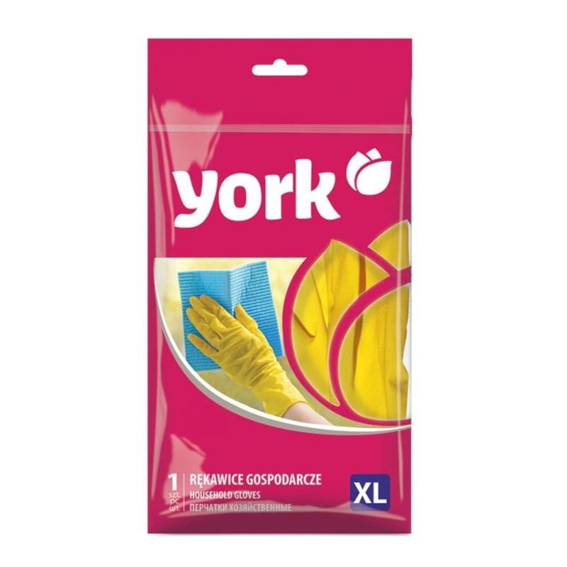 York Mājsaimniecības Gumijas Cimdi XL Izmērs