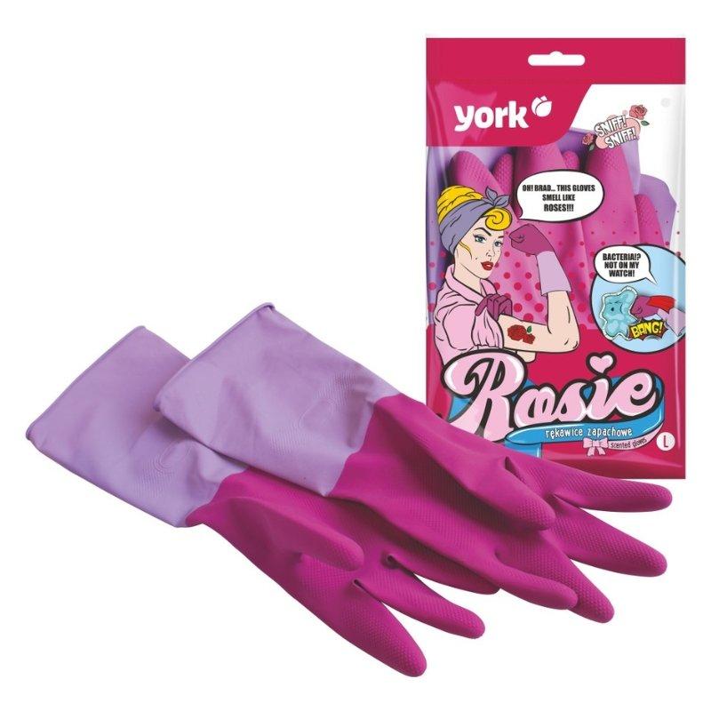 York Rosie Aromatizēti Gumijas Cimdi Pink