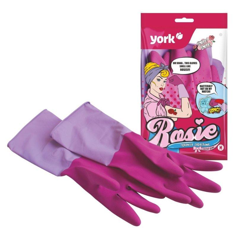 York Rosie Aromatizēti Gumijas Cimdi Pink