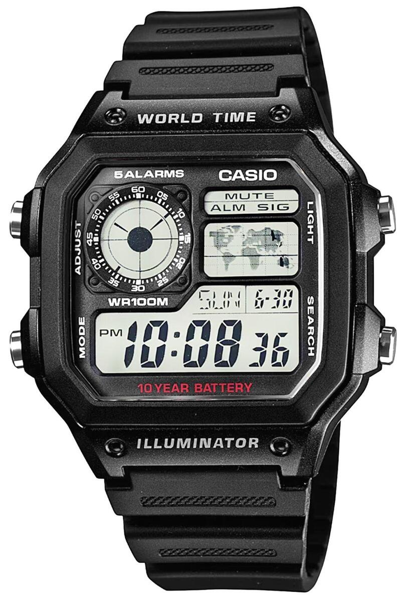 CASIO AE-1200WH-1AVEF Vīriešu pulkstenis