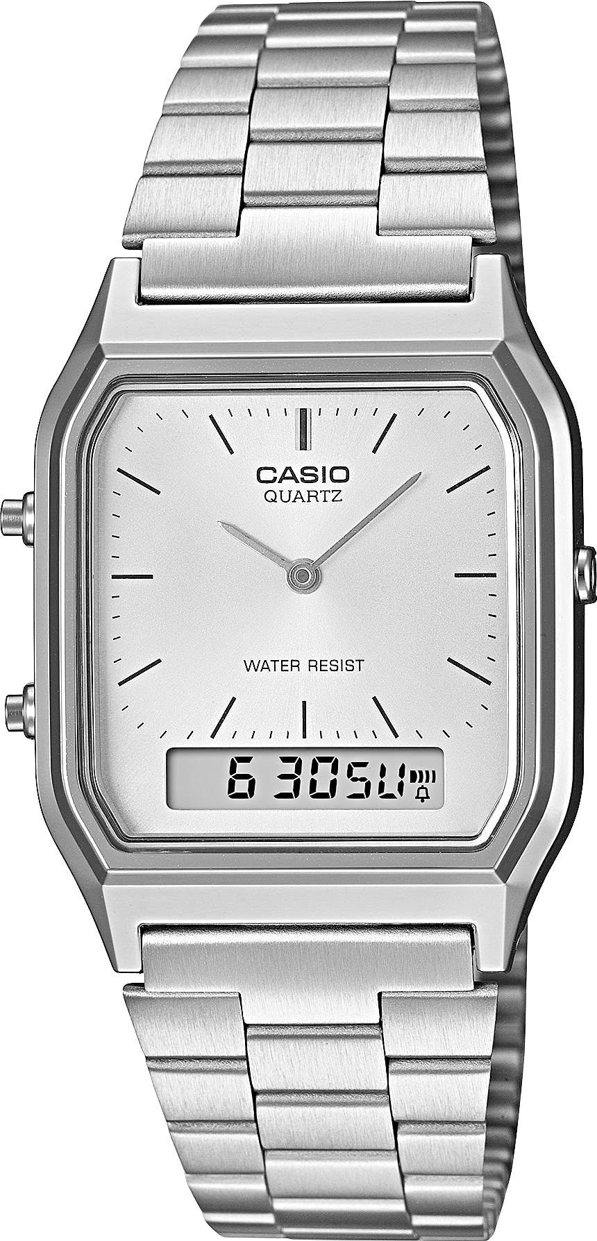CASIO AQ-230A-7AMQYES Sieviešu pulkstenis / Sudraba