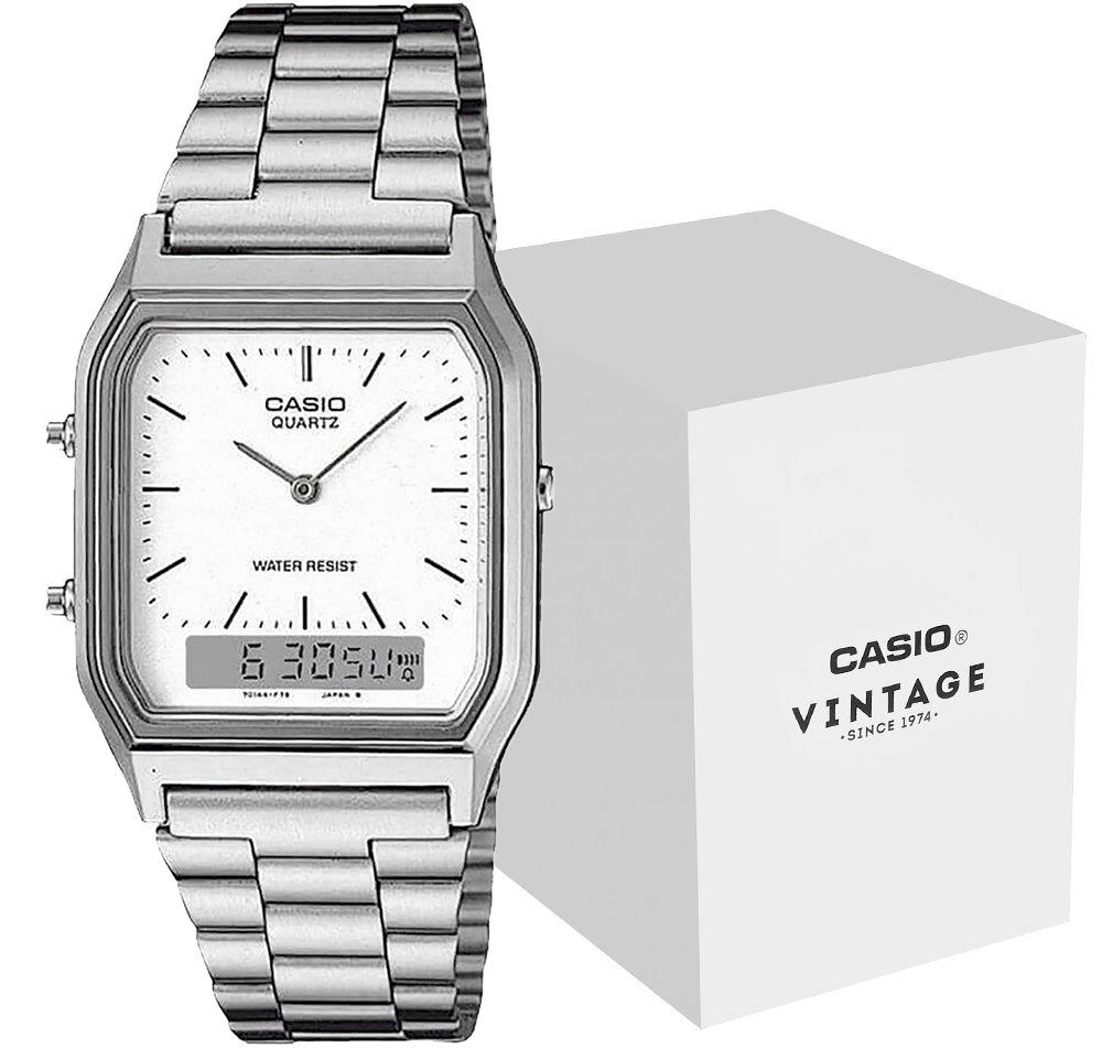 CASIO AQ-230A-7DMQYES Sieviešu pulkstenis / Sudraba