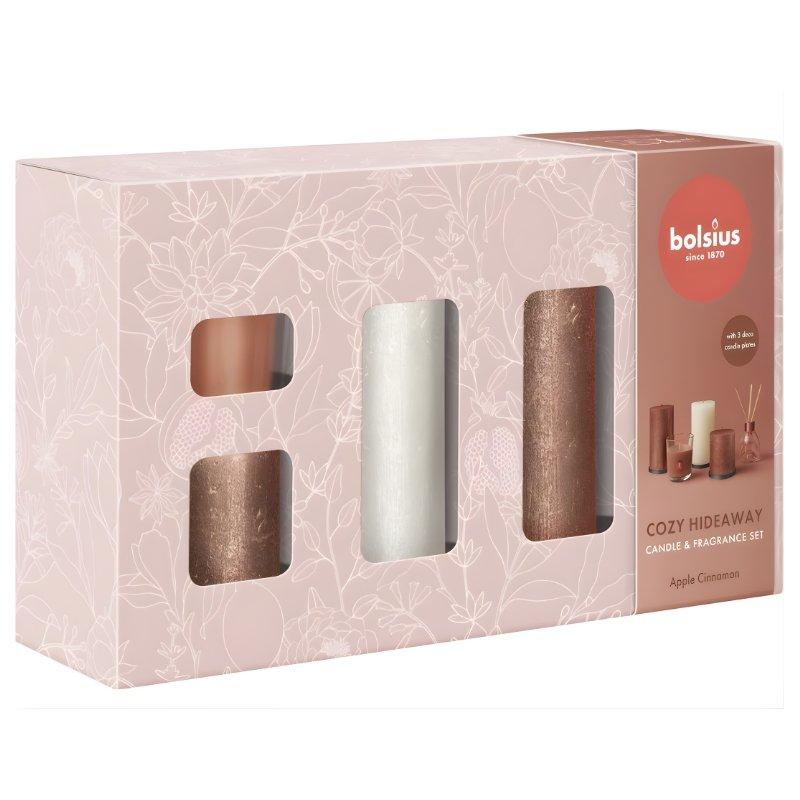 Bolsius Cozy Hideaway Dāvanu Komplekts Apple