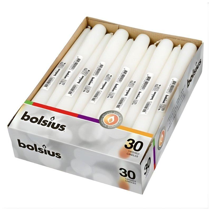 Bolsius Galda Svece 245/24mm Balta 1gab