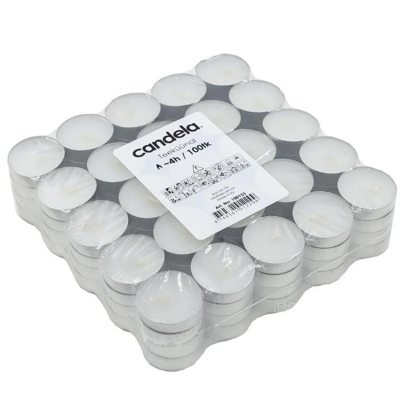 Candela Tējas Sveces 100gab