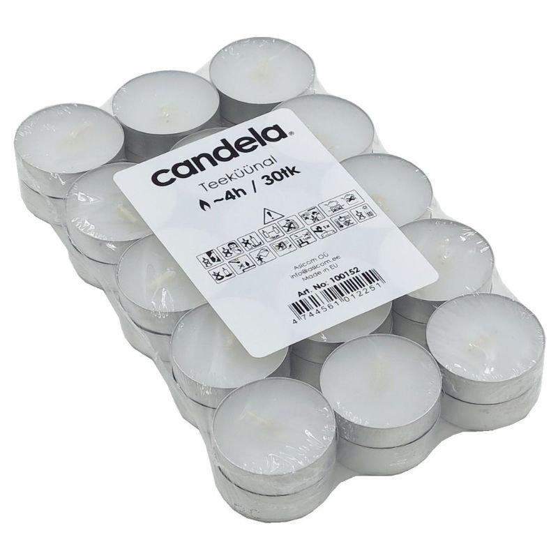 Candela Tējas Sveces 30gab