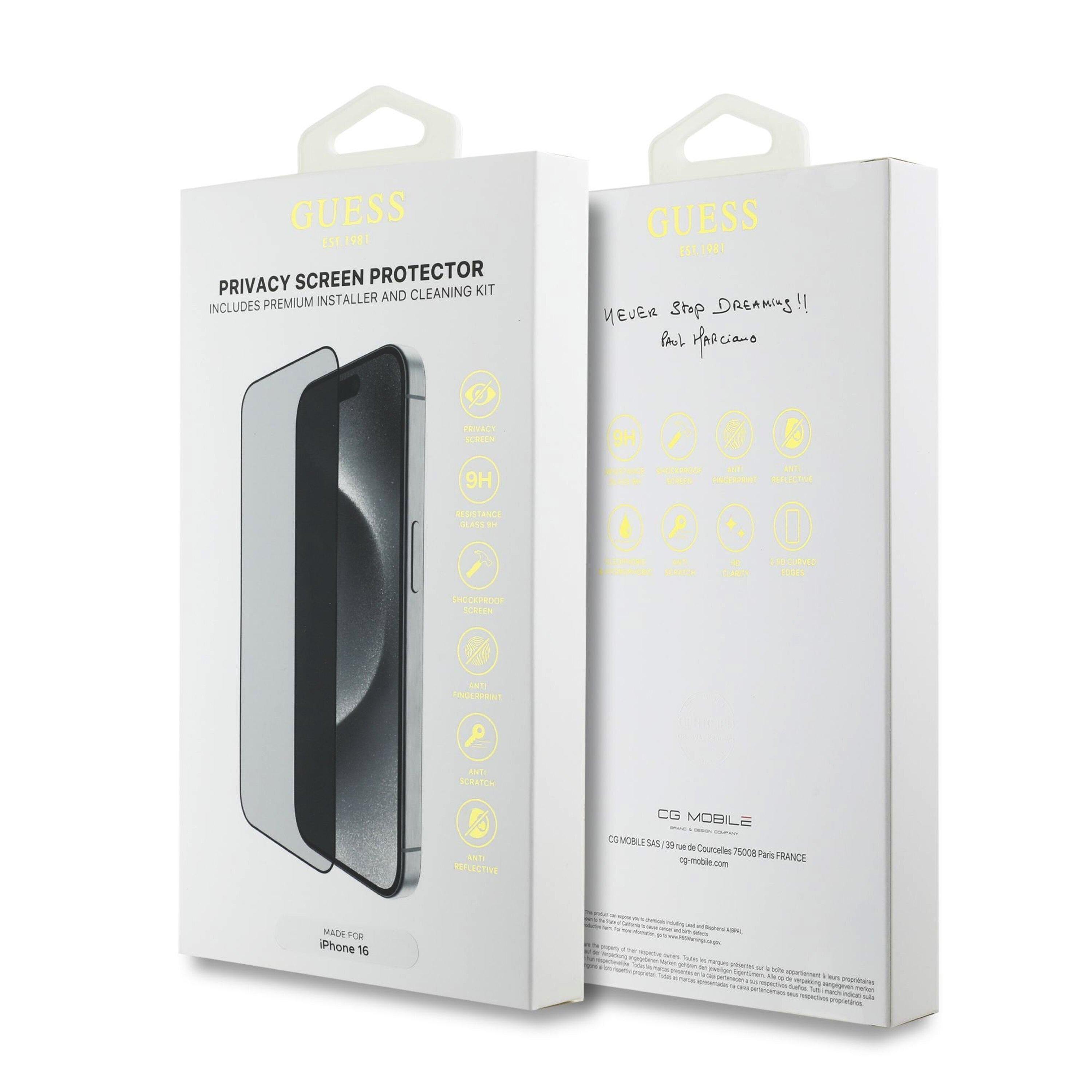 Guess Screen Protector 2.5D PRIVACY