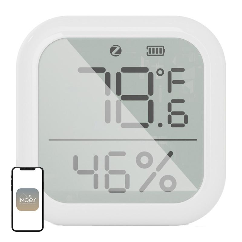 MOES ZSS-KB-TH-LF-C ZigBee LCD Temperature and