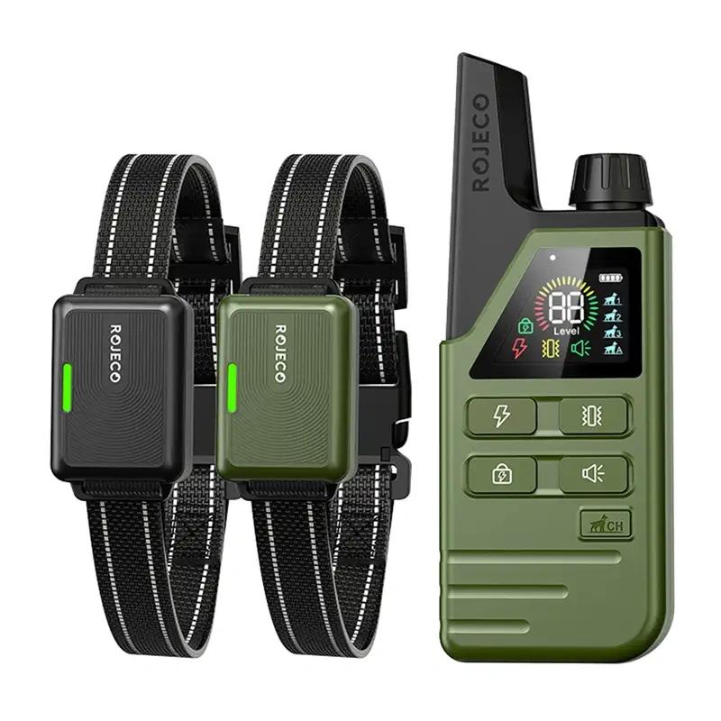 Training collar Rojeco DOG800 2 collars