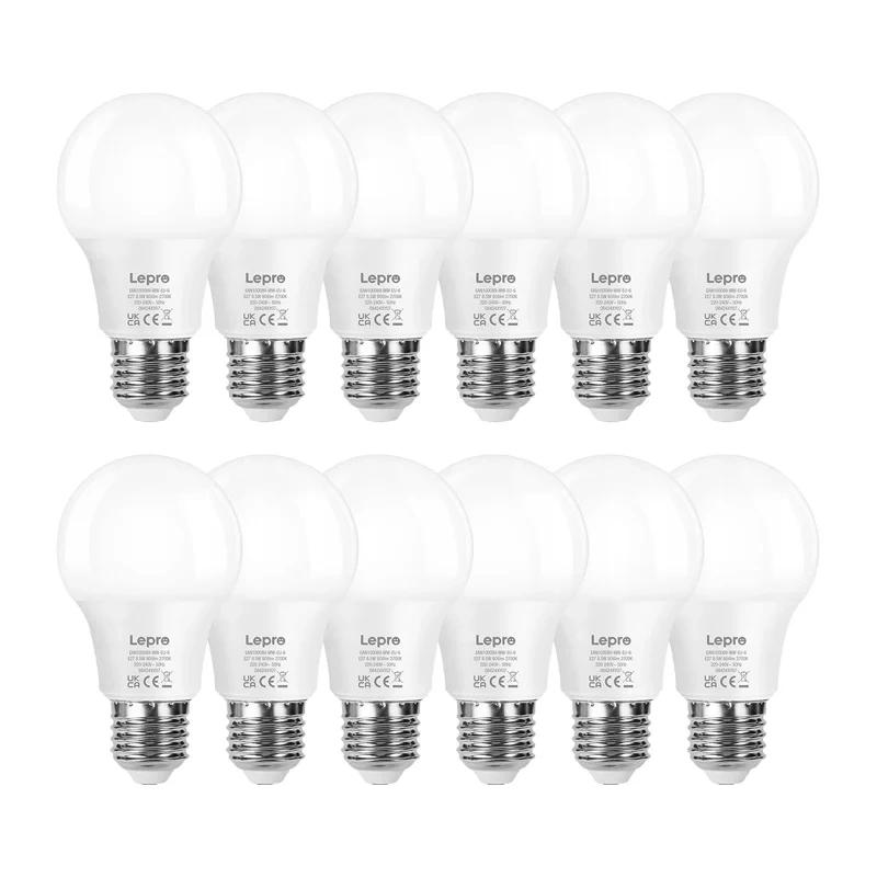 LEPRO 100089-WW-EU-12 LED Bulb, E27, A60